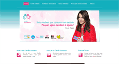 Desktop Screenshot of cartaosolidario.pt